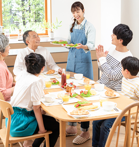 美味しい食事は、幸せな時間を生み出す